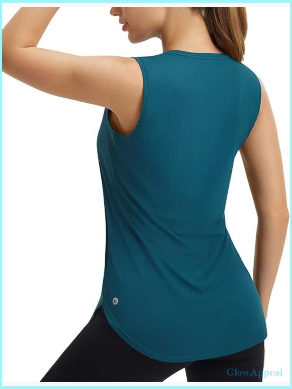 Women's Sleeveless Workout Tank Top Lightweight UPF50+ Loose Fit Athletic Yoga